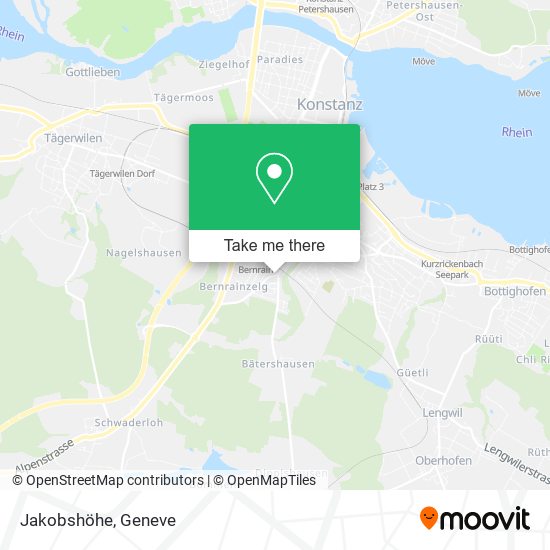 Jakobshöhe map