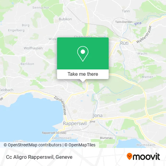 Cc Aligro Rapperswil map
