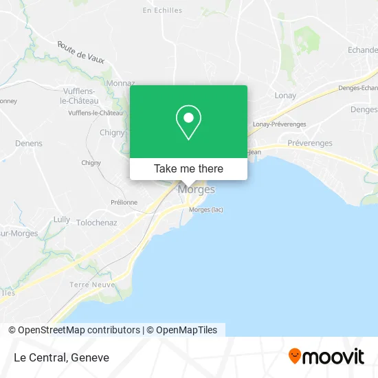 Le Central map