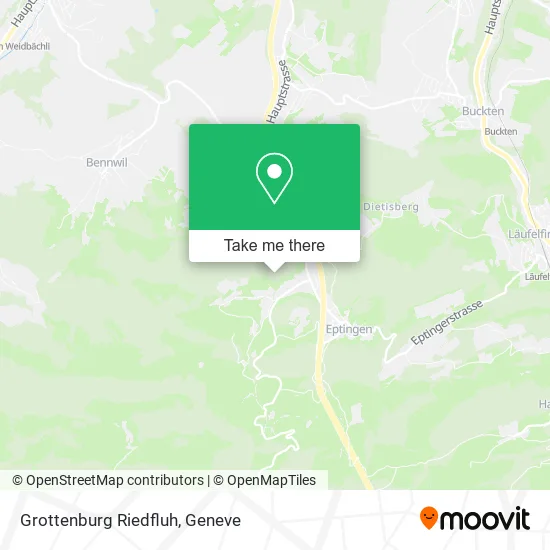Grottenburg Riedfluh map