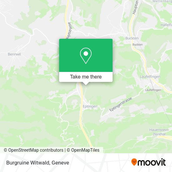 Burgruine Witwald map