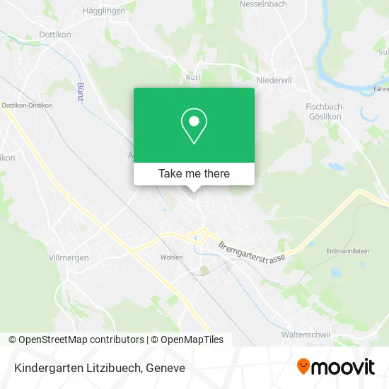 Kindergarten Litzibuech map