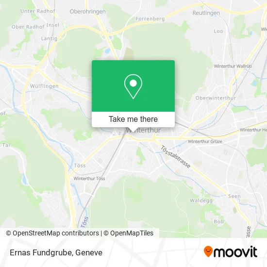 Ernas Fundgrube map