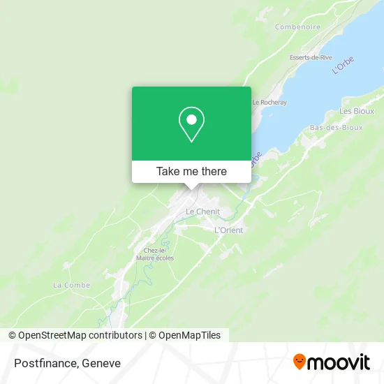 Postfinance map