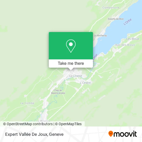 Expert Vallée De Joux map