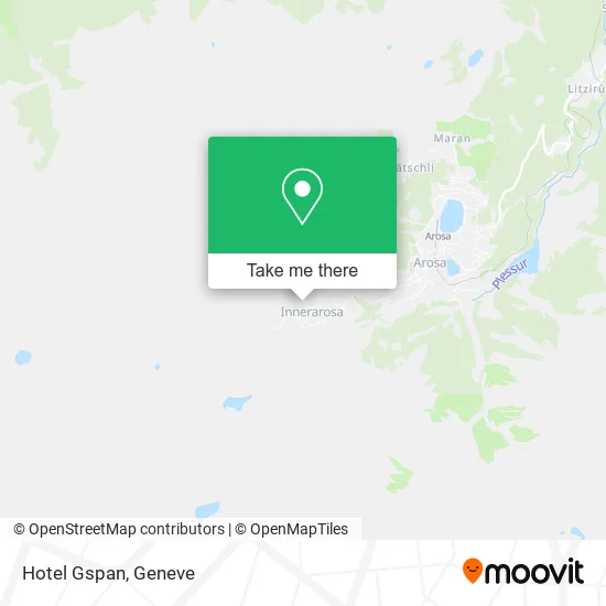 Hotel Gspan map