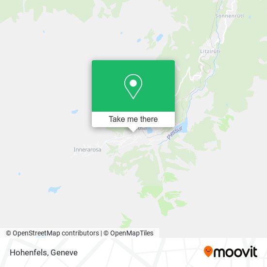 Hohenfels map