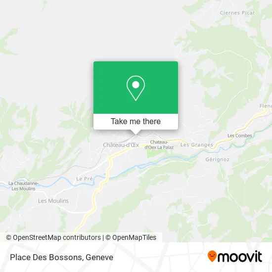 Place Des Bossons map