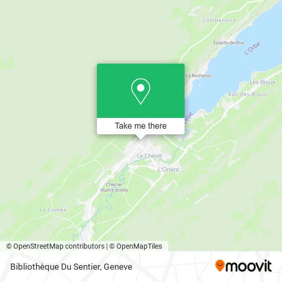 Bibliothèque Du Sentier map