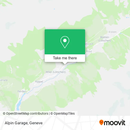 Alpin Garage map