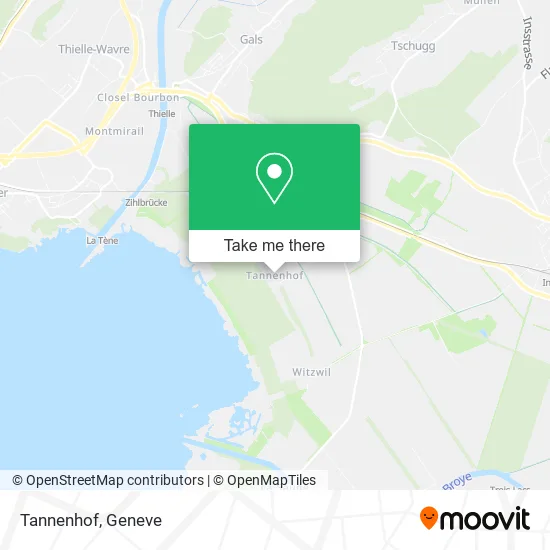 Tannenhof map