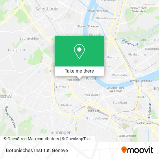 Botanisches Institut map