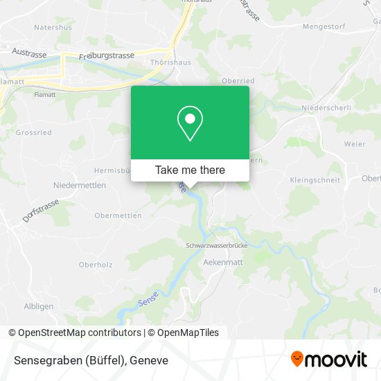 Sensegraben (Büffel) map