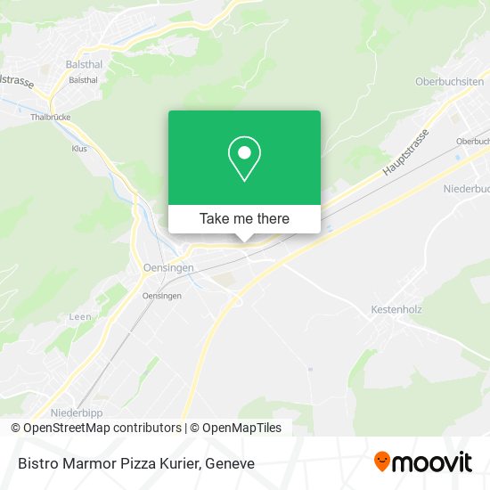 Bistro Marmor Pizza Kurier map