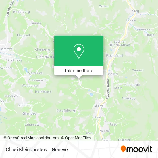 Chäsi Kleinbäretswil map