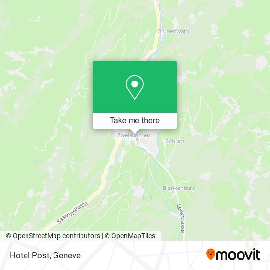 Hotel Post map