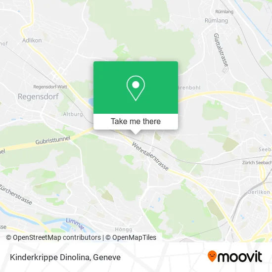 Kinderkrippe Dinolina map
