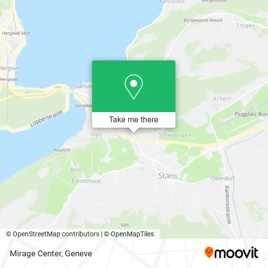 Mirage Center map