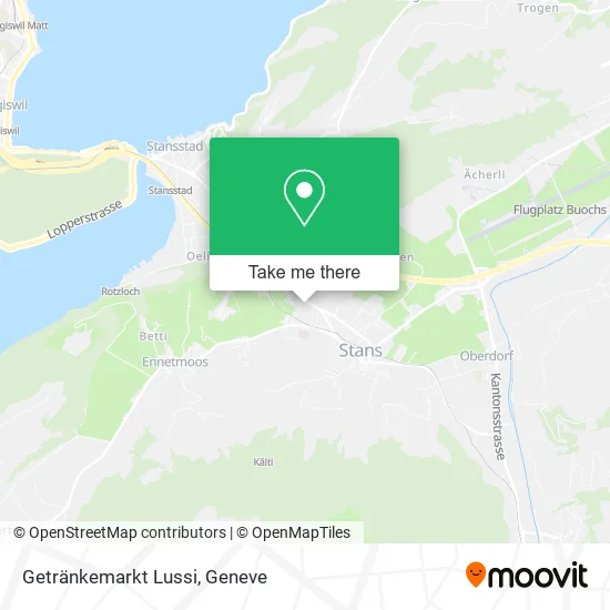 Getränkemarkt Lussi map