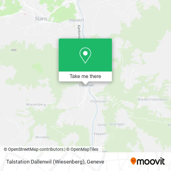 Talstation Dallenwil (Wiesenberg) map