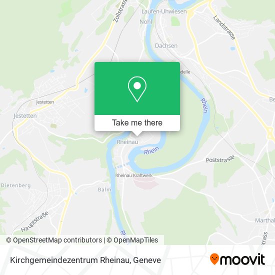 Kirchgemeindezentrum Rheinau map