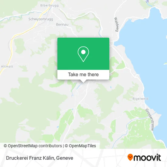 Druckerei Franz Kälin map