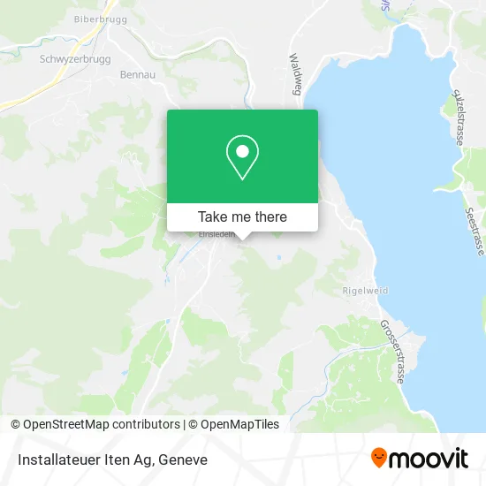 Installateuer Iten Ag map