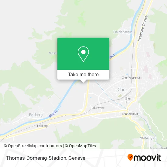 Thomas-Domenig-Stadion map