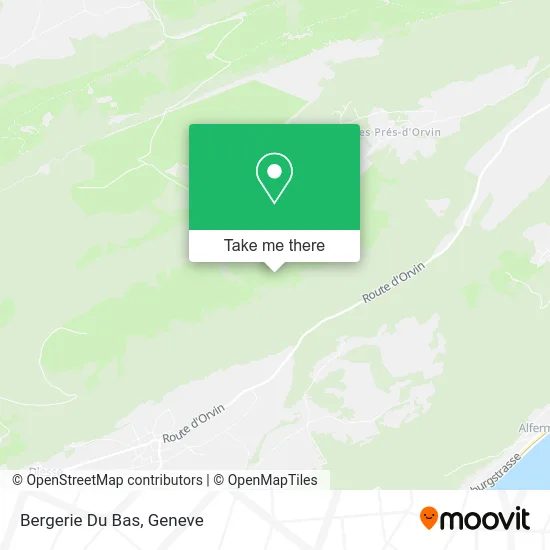 Bergerie Du Bas map