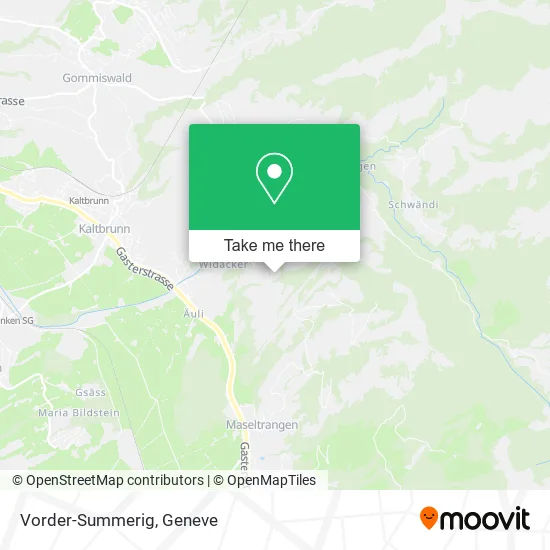 Vorder-Summerig map