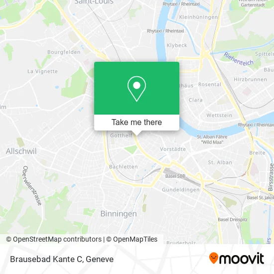 Brausebad Kante C map
