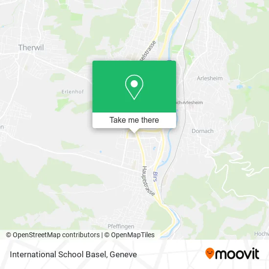 International School Basel map