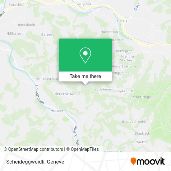 Scheideggweidli map