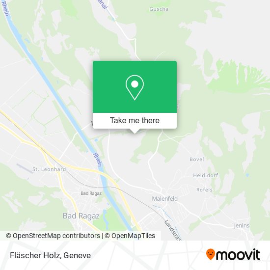 Fläscher Holz map