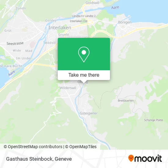 Gasthaus Steinbock map