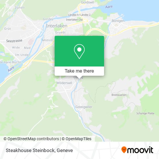 Steakhouse Steinbock map