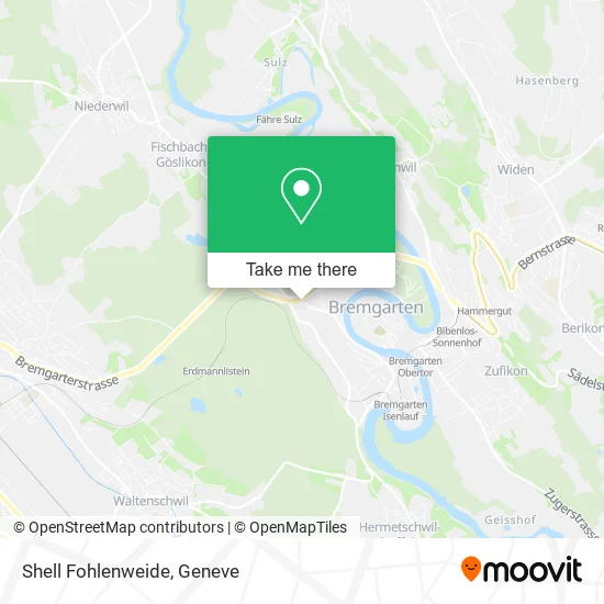 Shell Fohlenweide map