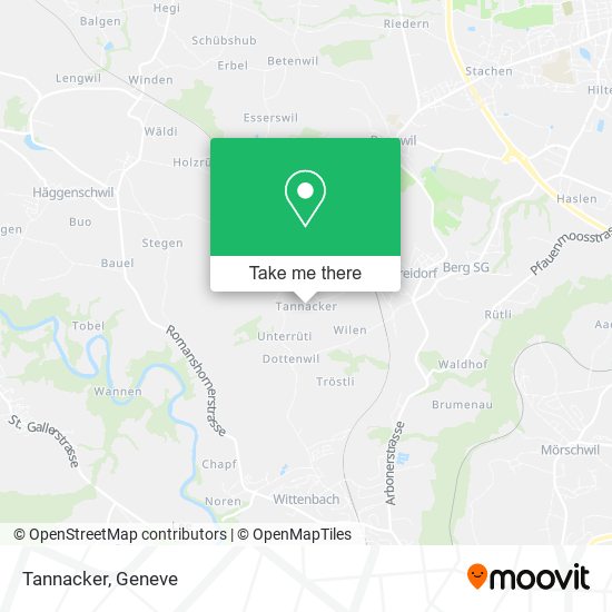 Tannacker map