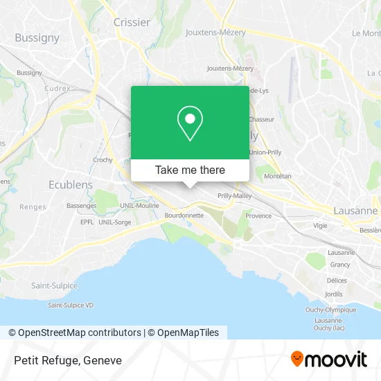 Petit Refuge map