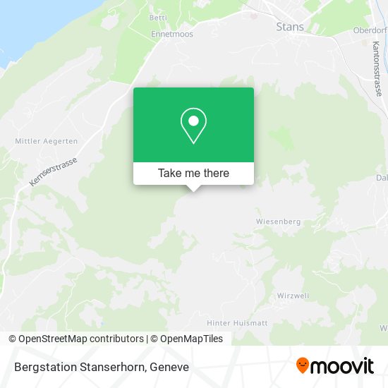 Bergstation Stanserhorn map