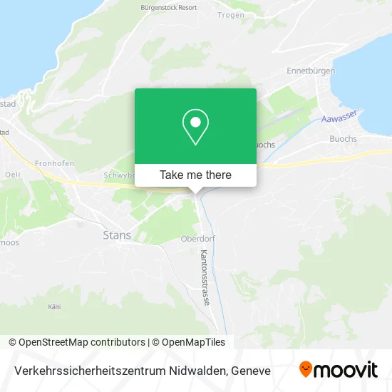 Verkehrssicherheitszentrum Nidwalden map