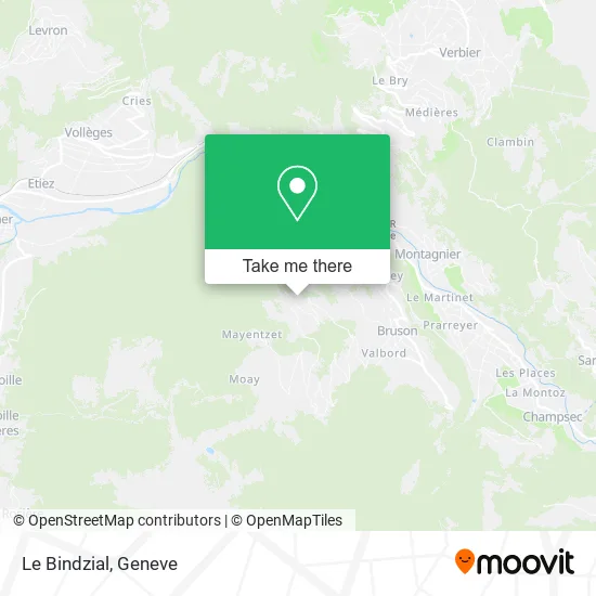 Le Bindzial map