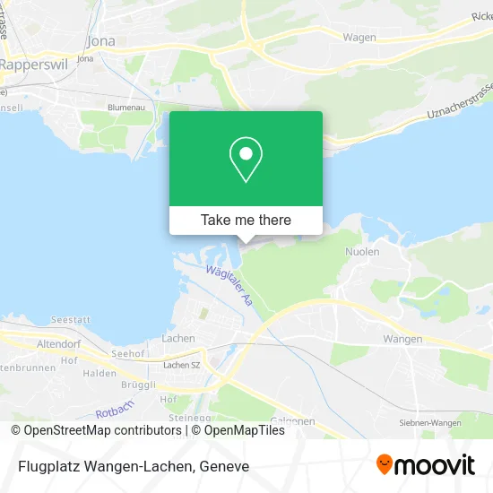 Flugplatz Wangen-Lachen map