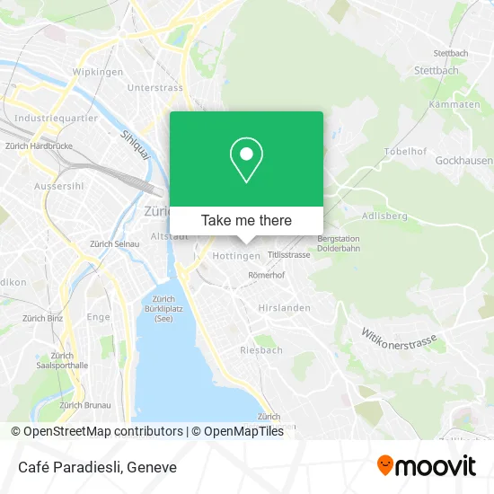 Café Paradiesli map