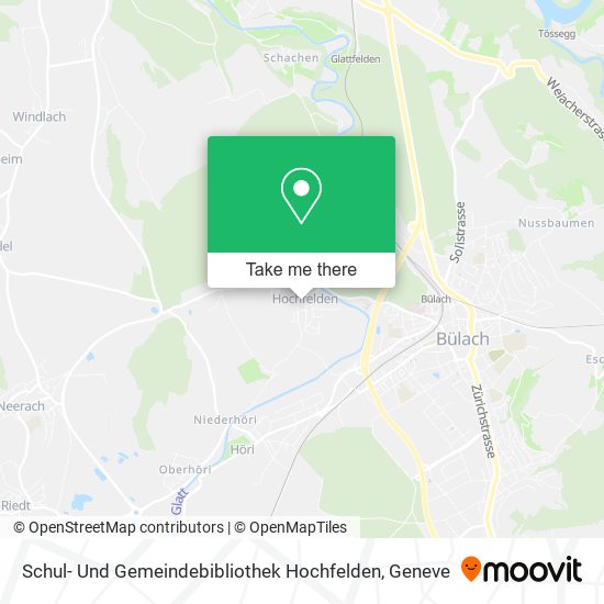 Schul- Und Gemeindebibliothek Hochfelden map
