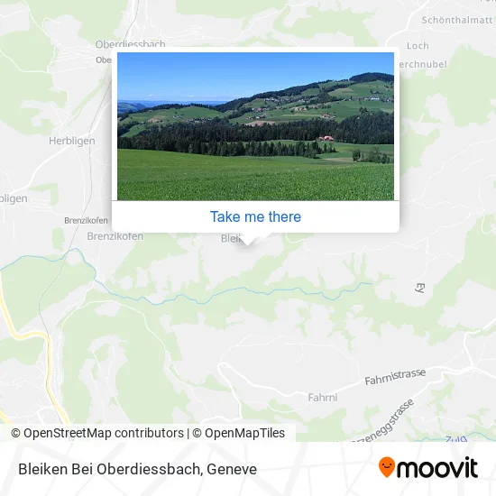 Bleiken Bei Oberdiessbach map