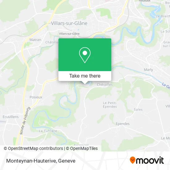 Monteynan-Hauterive map