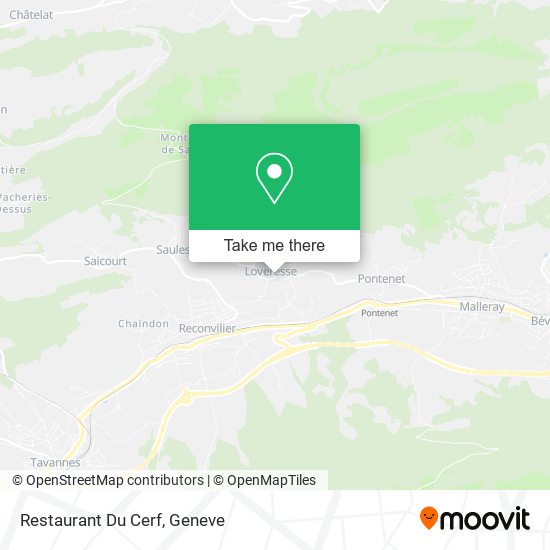 Restaurant Du Cerf map