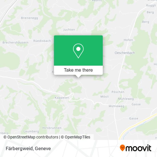 Färbergweid map