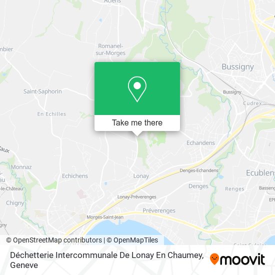 Déchetterie Intercommunale De Lonay En Chaumey map